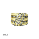 K2336GH-9_MX 15 · Pave CZ Multi Band Wrap Ring – 9