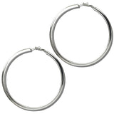 ER2606SXXL 15 · 80Mm Water Resistant Sleek Hoop Earrings – SILVER1