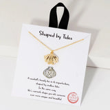 Shaped BY Tides Ocean Seashell Charm Necklace – Gold · BPN00592 GD 1
