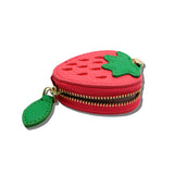 Strawberry Faux Leather Keychain Bag Charm – Red · KC-0470_RZ 22