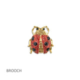 114692, PAVE RHINESTONE LADYBUG BROOCH