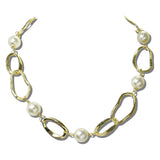 Pearl Organic Open Link Necklace – Gold · J3961G_JH 2