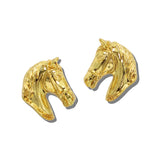 ER10494VG24K_TP 3 · Sculpted Western Stud Earrings – 24K Gold Tone