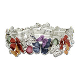 Enamel Butterfly Stretch Bracelet – Silver/Multi · BG5457MT_AJ 3