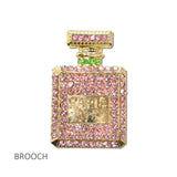 114696, PAVE RHINESTONE PERFUME BOTTLE BROOCH