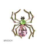 114704, SORORITY SPIDER RHINESTONE PIN BROOCH