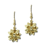 Christmas Gift Bow Drop Earrings – Gold/Gold · EJ20262-1_JOY 5