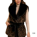 Faux Fur Shawl Collar Vest – Black S/M · P6231BLACKSM_DN 6231-1