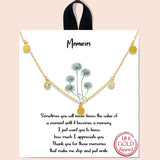 77716, "MEMORIES" NECKLACE