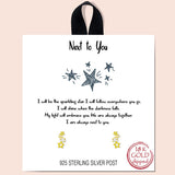 79679, STAR CUBIC ZIRCONIA STUD EARRING/RHODIUM DIPPED