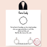 79680,"FIERCE LADY" PAVE CUBIC ZIRCONIA STUD EARRING/RHODIUM DIPPED