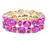 81183, RHINESTONE STRETCH BRACELET