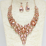 81193, RHINESTONE NECKLACE SET