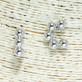82115, BALL METAL EARRING