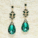 82282, CRYSTAL RHINESTONE EARRING