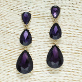 82287, CRYSTAL RHINESTONE EARRING
