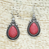 82597, SEMI PRECIOUS STONE EARRING