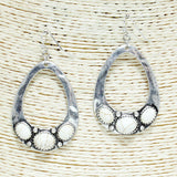 82598, SEMI PRECIOUS STONE EARRING