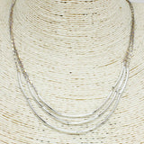 82777, METAL LAYERED NECKLACE