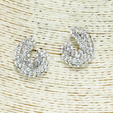 82885, CRYSTAL RHINESTONE EARRING