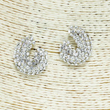 82885, CRYSTAL RHINESTONE EARRING