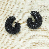 82885, CRYSTAL RHINESTONE EARRING