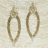 82923, CRYSTAL RHINESTONE EARRING