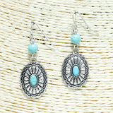 82975, WESTERN CONCHO EARRING