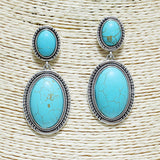 83519, WESTERN TURQUOISE EARRING