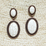 83519, WESTERN TURQUOISE EARRING