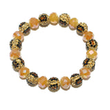 83555, FIREBALL BEAD STRETCHABLE BRACELET