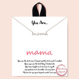 83657, "MAMA" SCRIPT NECKLACE