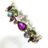 83724, CRYSTAL FLOWER INSPIRED BRACELET