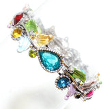 83724, CRYSTAL FLOWER INSPIRED BRACELET