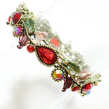 83724, CRYSTAL FLOWER INSPIRED BRACELET