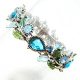 83724, CRYSTAL FLOWER INSPIRED BRACELET