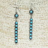 83746, WESTERN TURQUOISE EARRING