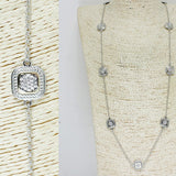 84014, DESIGNER INSPIRED LONG NECKLACE