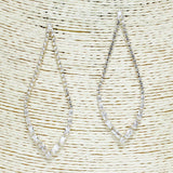 84154, PAVE CRYSTAL STONE EARRING