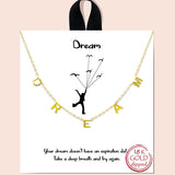 84312, "DREAM" STATION NECKLACE