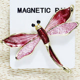 84419, DRAGONFLY MAGNETIC PIN 3" X 2.25"