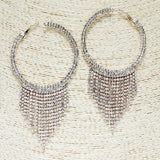 84910, OVERSIZED PAVE RHINESTONE EARRING
