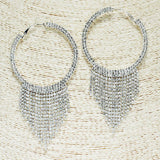 84910, OVERSIZED PAVE RHINESTONE EARRING