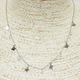 84957, DAINTY BUTTERFLY CHARM NECKLACE