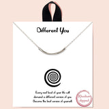 84977, "DIFFERENT YOU" DAINTY NECKLACE