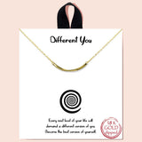 84977, "DIFFERENT YOU" DAINTY NECKLACE