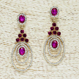 84998, CRYSTAL RHINESTONE EARRING