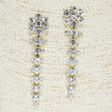 85046, FLOWER RHINESTONE EARRING