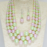 85075, PEARL 3 LAYERED NECKLACE