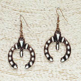 85092, WESTERN SQUASH BLOSSOM EARRING